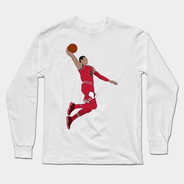 Zach LaVine Long Sleeve T-Shirt by SickSticksCo